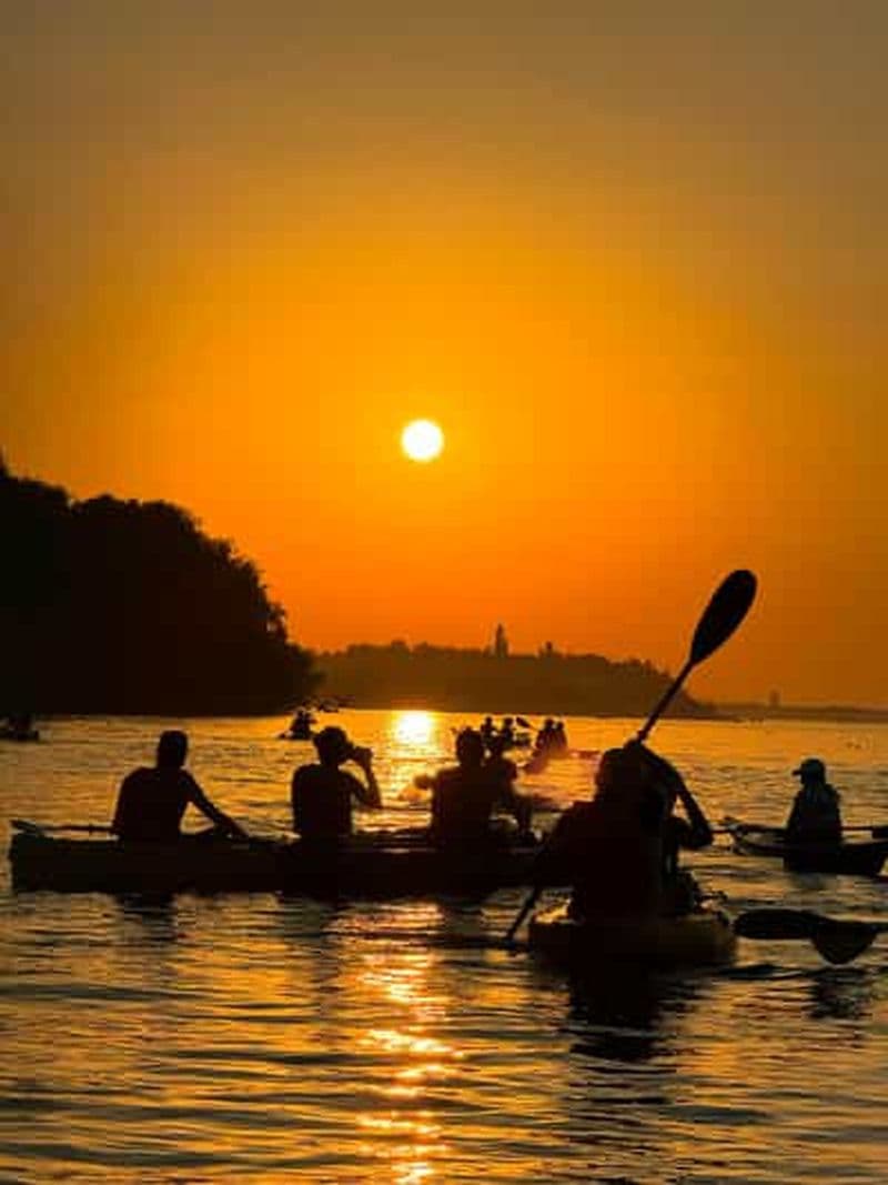 Belgrade : Excursion en kayak au coucher du soleil
