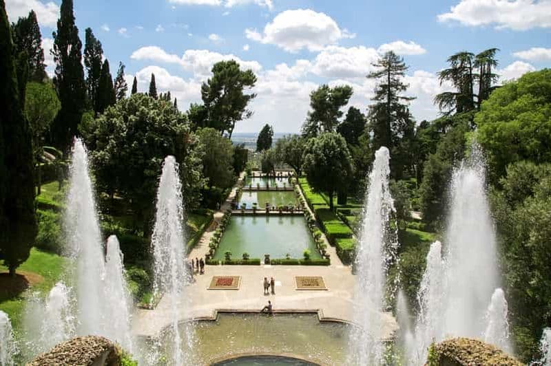 Depuis Rome : Visite de la Villa d'Este et de la Villa d'Hadrien à Tivoli