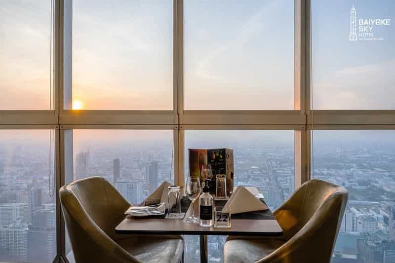 Billet Bangkok : dîner buffet au Crystal Grill, 82e étage du Baiyoke Sky