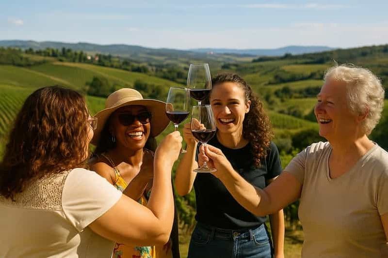 Florence : grande route des vins et de l'huile d'olive du Chianti avec déjeuner