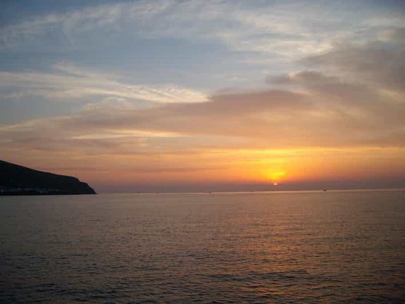 Coucher de soleil exceptionnel sur Stromboli depuis Milazzo