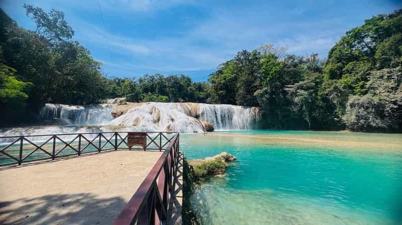 Billet Palenque : ruines de Palenque, cascades d'Agua Azul et Misol-Ha