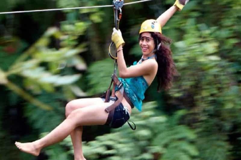 Billet Nadi : tyrolienne du géant endormi et parc d'aventure de la cascade