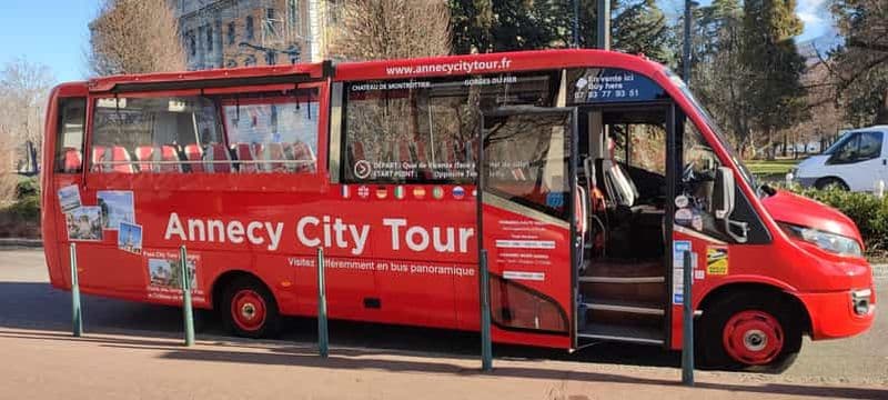 Visite d'Annecy en bus cabriolet