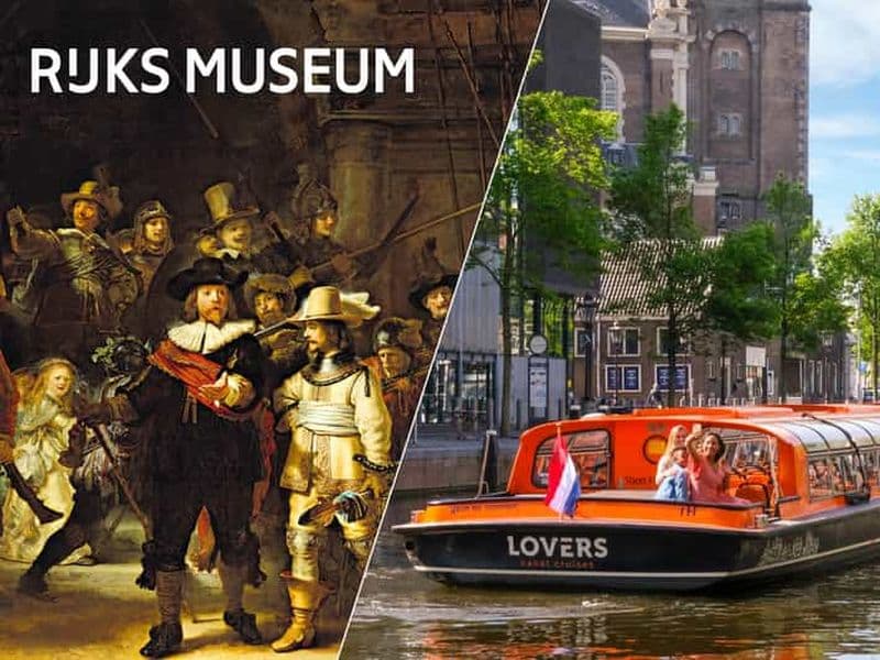 Billet Amsterdam : billet d'entrée au Rijksmuseum et croisière sur les canaux
