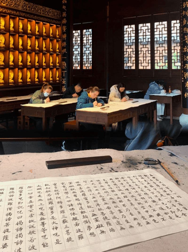 Billet Expérience de méditation Hanzi à Shanghai au temple du Bouddha de Jade