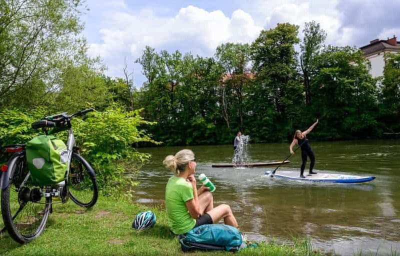 Cours de Stand up Paddling en rivière 14 km St. Michael - Leoben