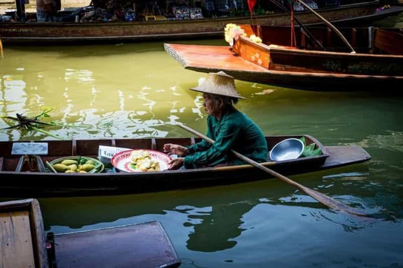 Billet Visite d'une journée du marché flottant de Damnoen Saduak et du marché de Mae Klong
