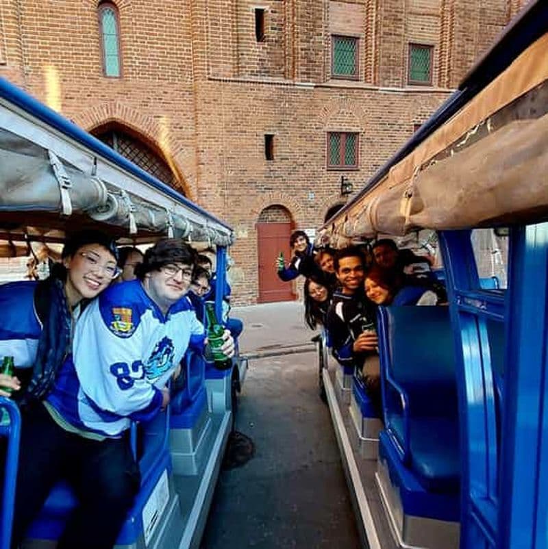 Gdańsk : visite citadine privée en voiturette de golf, bière à volonté