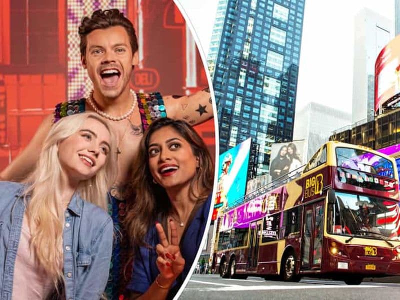 New York : Madame Tussauds et visite en bus à arrêts multiples