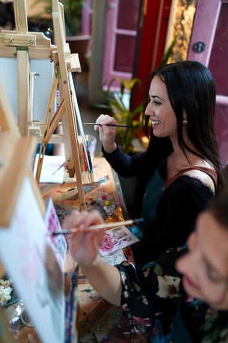 Grande Canarie : Événement peinture et vin