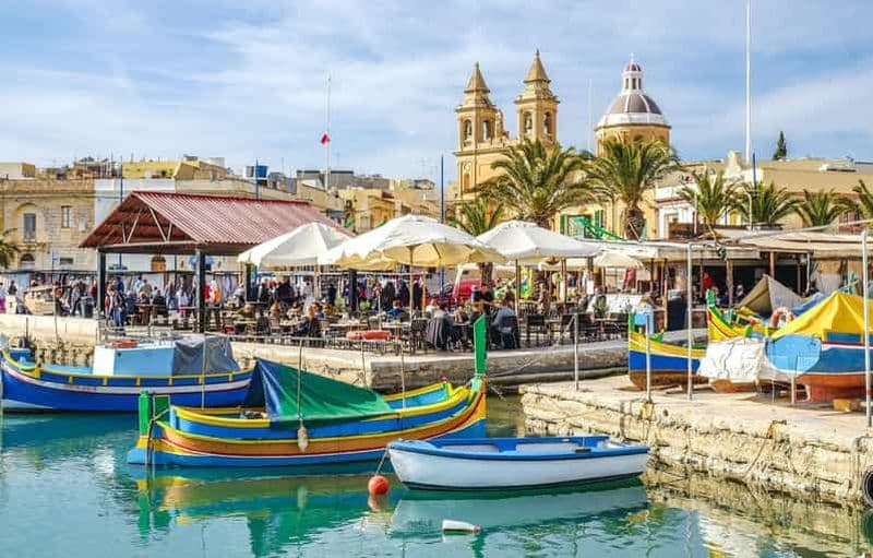 Billet Malte : Marsaxlokk, Grotte bleue et visite guidée de Qrendi