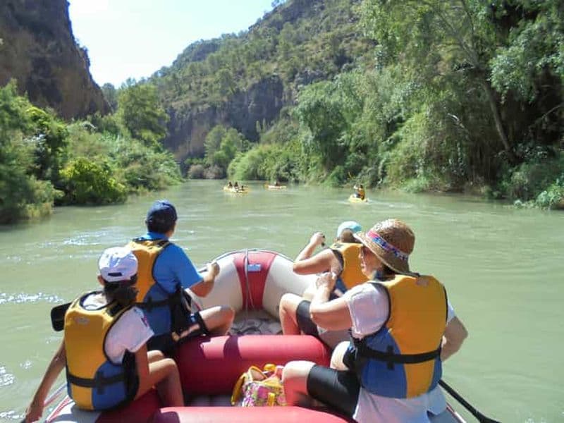 Rafting dans le canyon d'Almadenes et grotte Abrigos Rupestres
