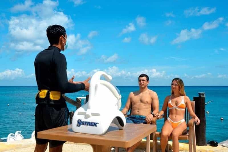 Billet Cozumel : Expérience de plongée sous-marine avec casque SeaTrek