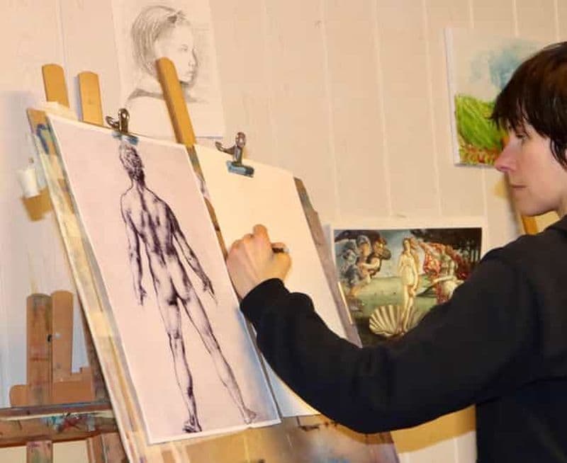 Traces du temps - Expérience de peinture avec Visite guidée et violon en direct dans la ferme de 1723