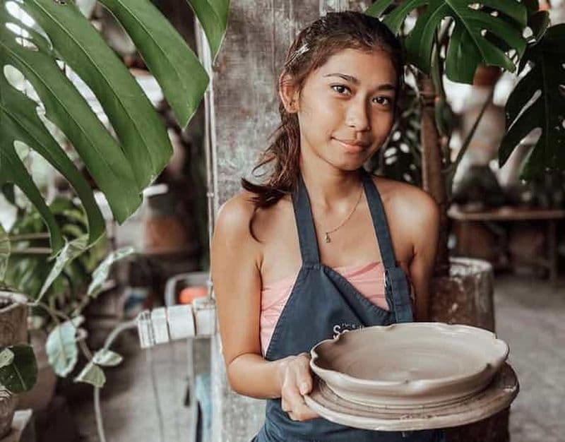 Ubud : expérience de cours de poterie sur tour