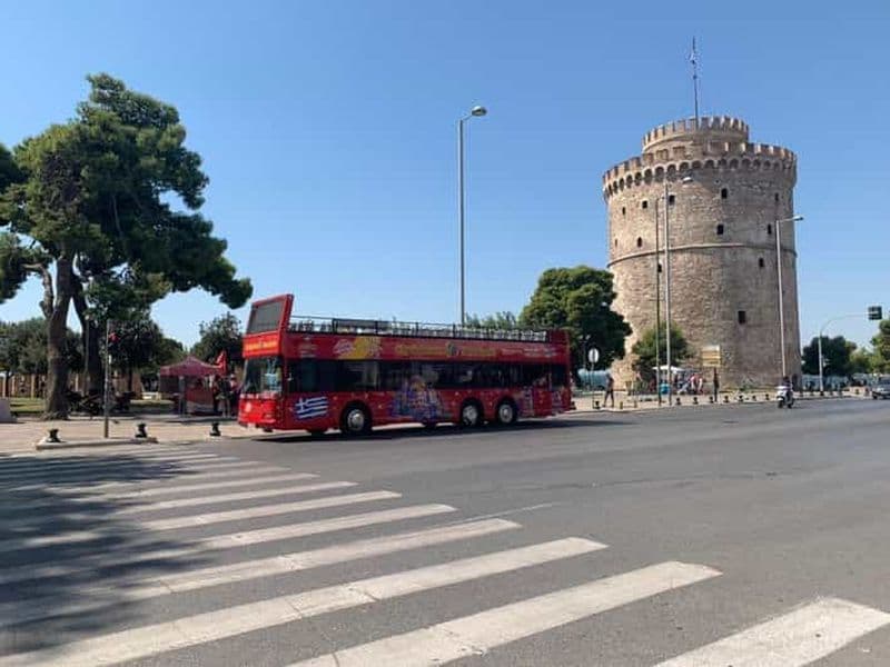 Billet Thessalonique : Visite guidée de la ville en bus avec montée et descente rapides