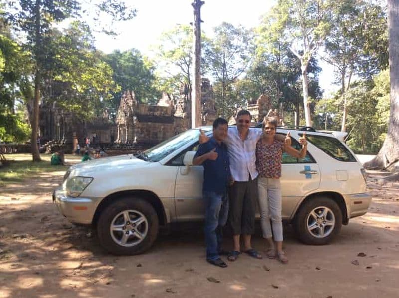 Phnom Penh : Transfert en taxi privé vers Siem Reap