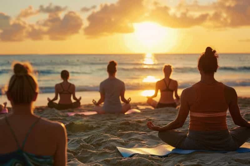 Sortie Zen : yoga sur crique et virée en bateau
