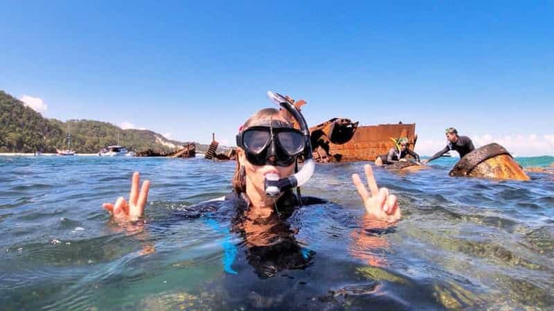 Billet Au départ de Brisbane : Get Wrecked Party & Guided Snorkel Cruise (croisière guidée avec tuba)