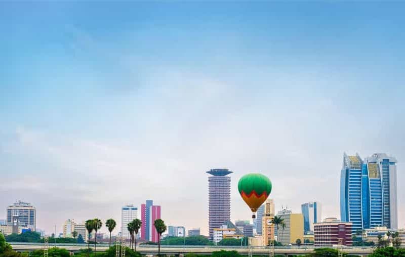 Nairobi : Vol en montgolfière avec champagne