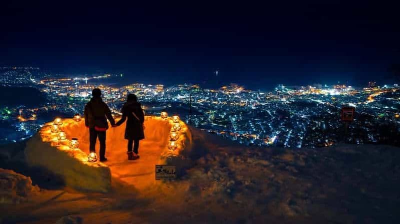 Aquarium d'Otaru, téléphérique, visite en bus cinématographique depuis Sapporo