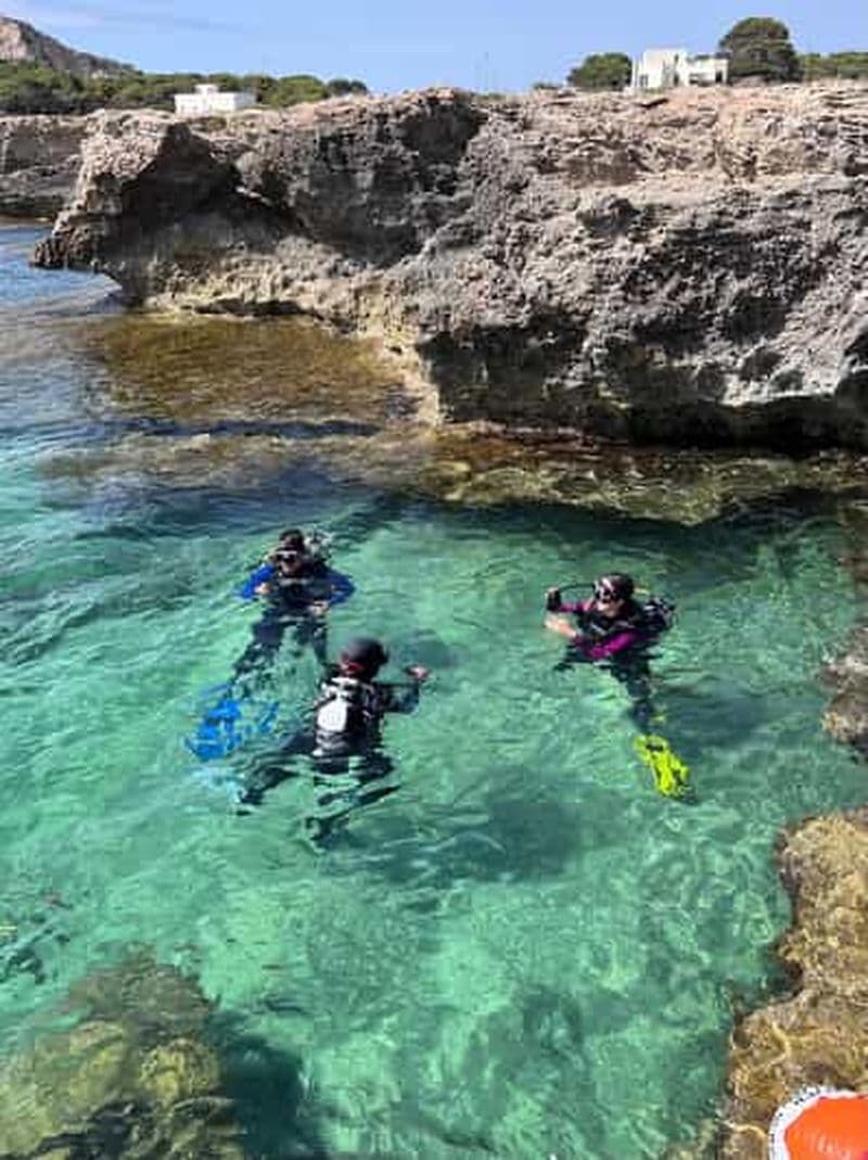Favignana : Baptême de la mer - Essai de plongée sous-marine