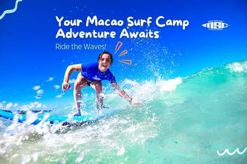 Punta Cana : cours de surf privé au Macao Surf Camp avec prise en charge