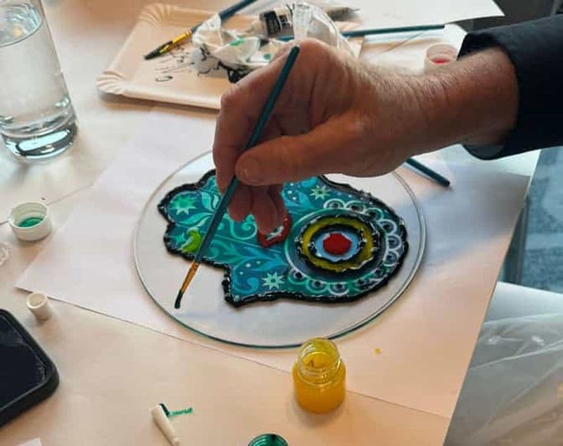 Istanbul : Atelier de peinture sur verre de l'œil maléfique