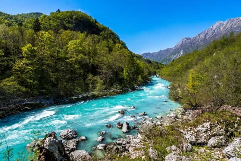 Billet Au départ de Ljubljana : Visite guidée d'une journée à Soča et Kranjska Gora