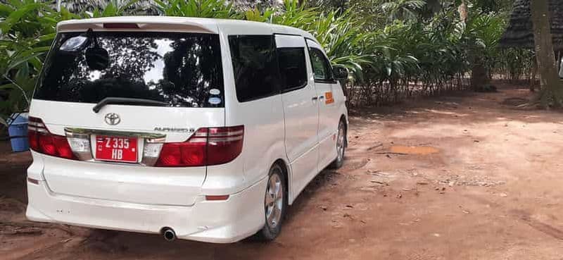 Billet Nungwi : Transfert privé vers les hôtels de Paje et Jambiani