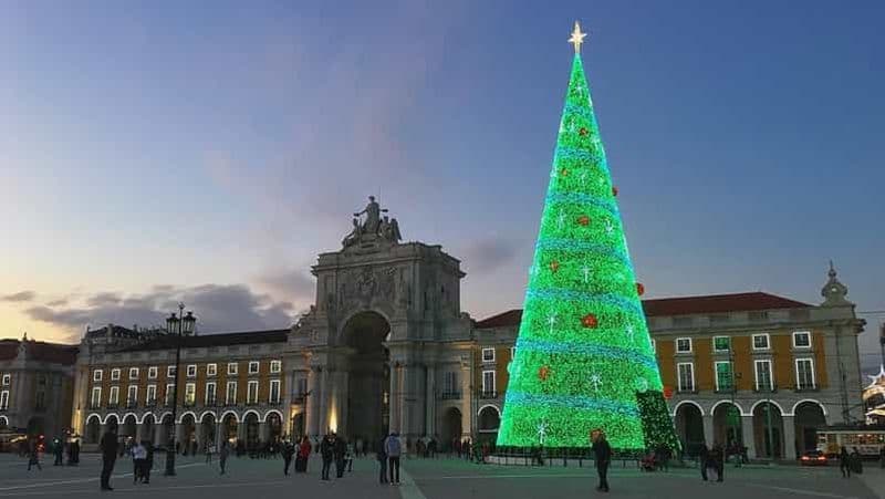 Billet Lisbonne : lumières de Noël dans le centre historique
