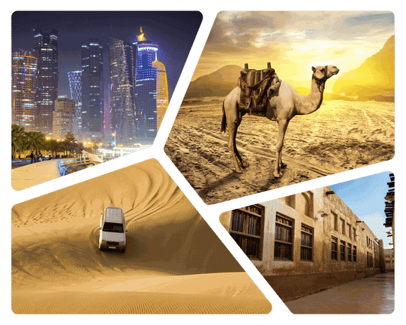 Doha : Combo City Tour, Souq Waqif & 4WD Desert Safari