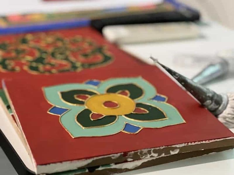 Shanghai : Atelier de peinture en couleurs d'architectures anciennes