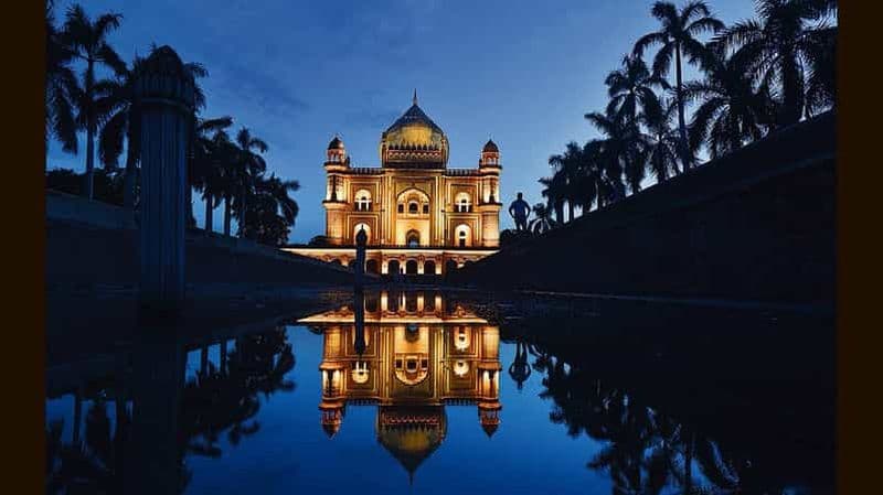 Delhi : Temple Akshardham, Porte de l'Inde et visite de nuit de Safdarjung