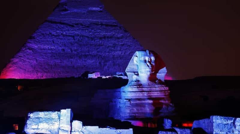 Billet Le Caire : Spectacle son et lumière aux Pyramides avec transferts