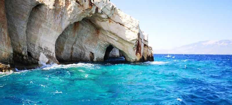 Zante : Xigia, Navagio Shipwreck et Blue Caves Boat Tour