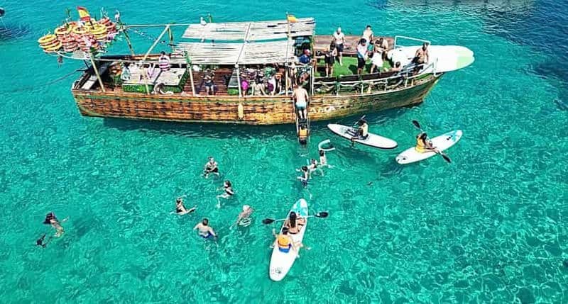 Billet Ibiza : Excursion en plongée libre et paddle board dans les grottes et criques de la mer