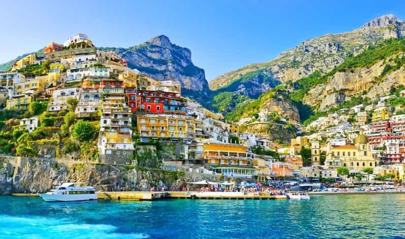 Billet Depuis Rome : Excursion d'une journée à Positano, sur la côte amalfitaine et à Sorrente