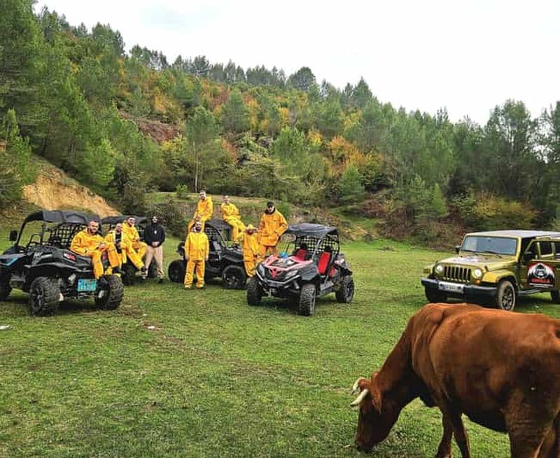 Tirana : visite guidée en buggy avec collation et boisson