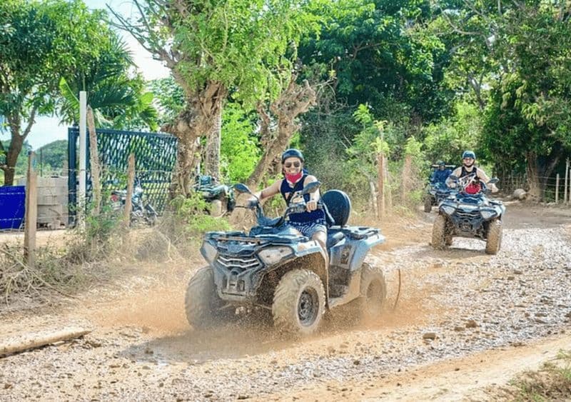 Punta Cana : Prise en charge en charge à l'hôtel pour le quad de la plage de Macao