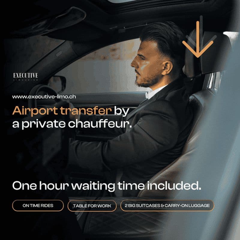 Zurich : Transfert aéroport en limousine