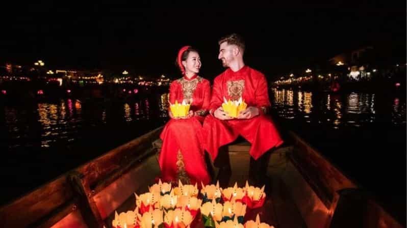 Hoi An : Croisière nocturne sur la rivière Hoai avec lâcher de lanternes