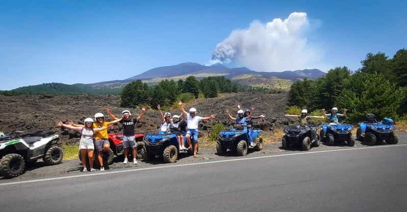 Depuis le sud de l'Etna : partez en quad sur le volcan