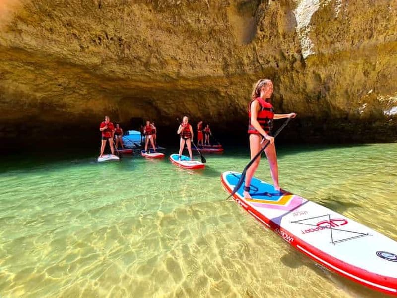 Albufeira : Leçon de stand up paddle et excursion côtière