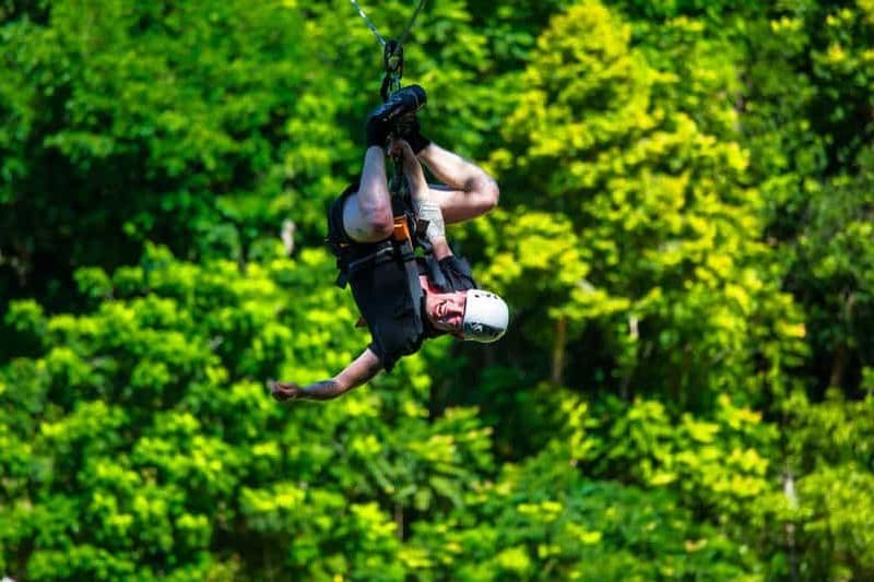 Ko Pha Ngan : Zipline aérienne et vue sur la cascade de Wang Sai