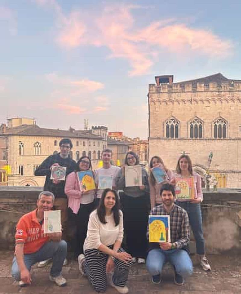 Pérouse - Sorsi d'arte : peinture et vin dans la Loggia