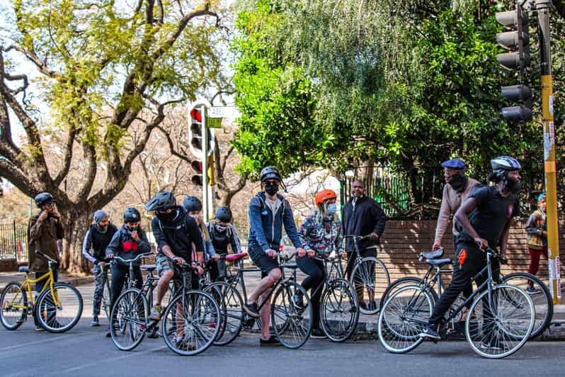 Johannesburg : Visite guidée du centre-ville à vélo