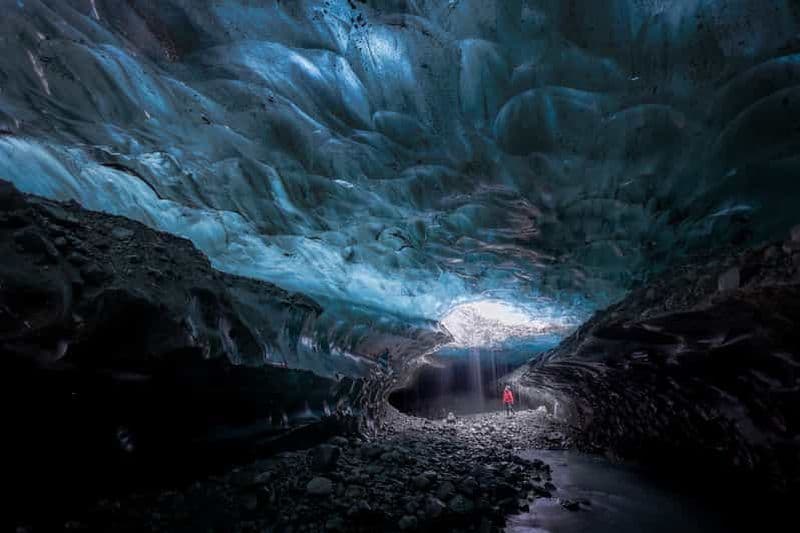 Billet Islande : Grotte de glace privée capturée avec des photos professionnelles