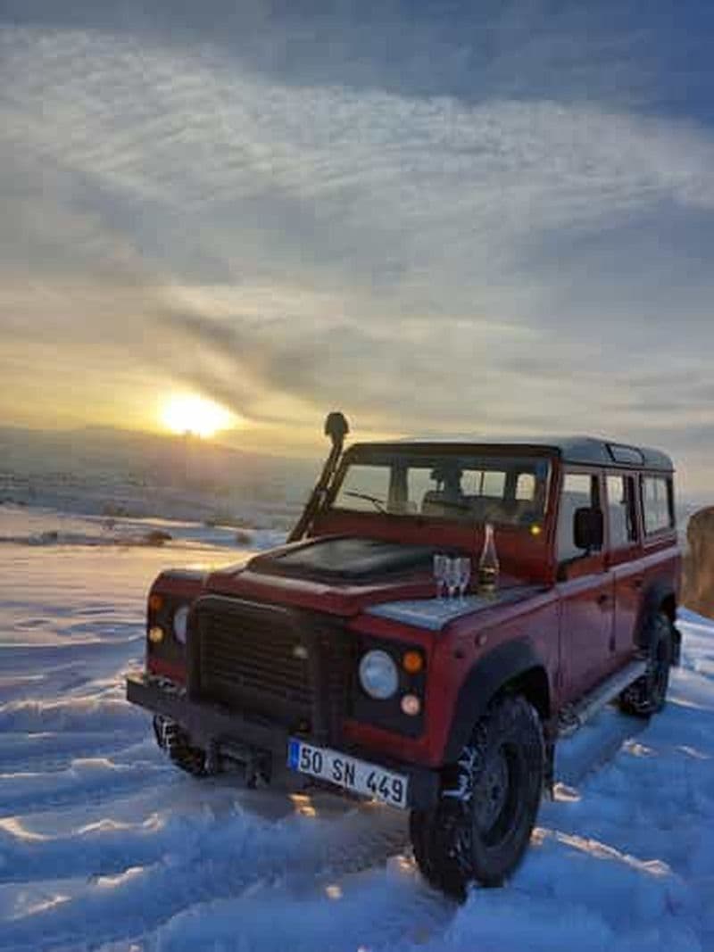 Cappadoce : Excursion privée en jeep avec options lever ou coucher de soleil